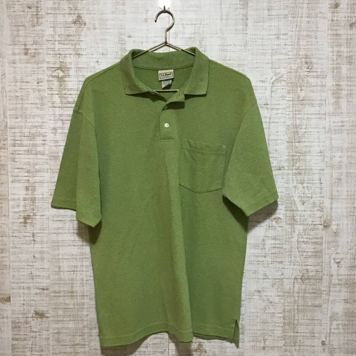 A599◇L.L.Bean｜エルエルビーン　ポロシャツ　グリーン　サイズ不明
