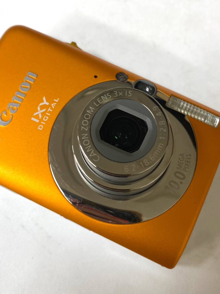 4077 Canon IXY 110IS オレンジ デジカメ Canon IXY DIGITAL 110 IS compact digital camera orange