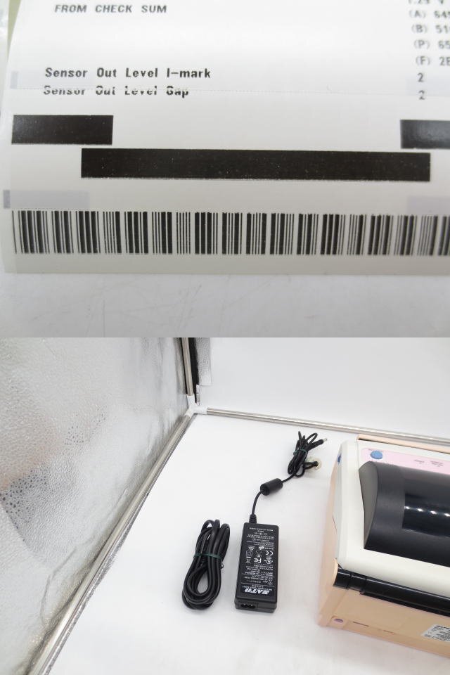 *SATO/ Sato * штрих-код этикетка принтер *MediPri CM408T CT*USB*LAN*AC адаптер * резчик есть * несколько печать знак rental re иметь * текущее состояние доставка *T1702