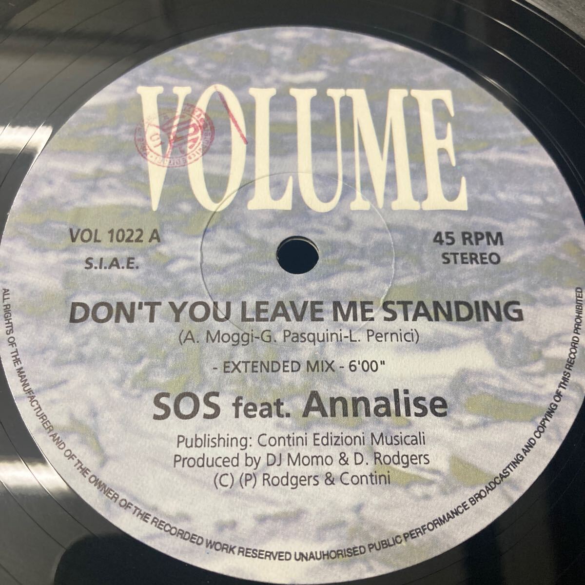 ユーロビート SOS Feat. Annalise - Don't You Leave Me Standing
