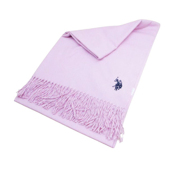 ストール ポリエステル80％ レーヨン20％ 220x70cm uspa2015-447949 ピンク U.S. POLO ASSN.（ユーエス ポロ アッスン）/送料無料
