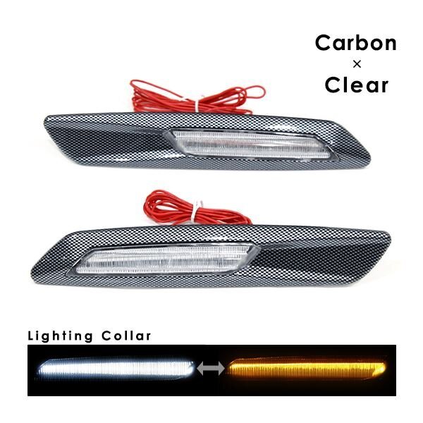 ю free shipping BMW 3 series E93 previous term / latter term cabriolet for LED side marker F10 look carbon / clear left right winker position with function 