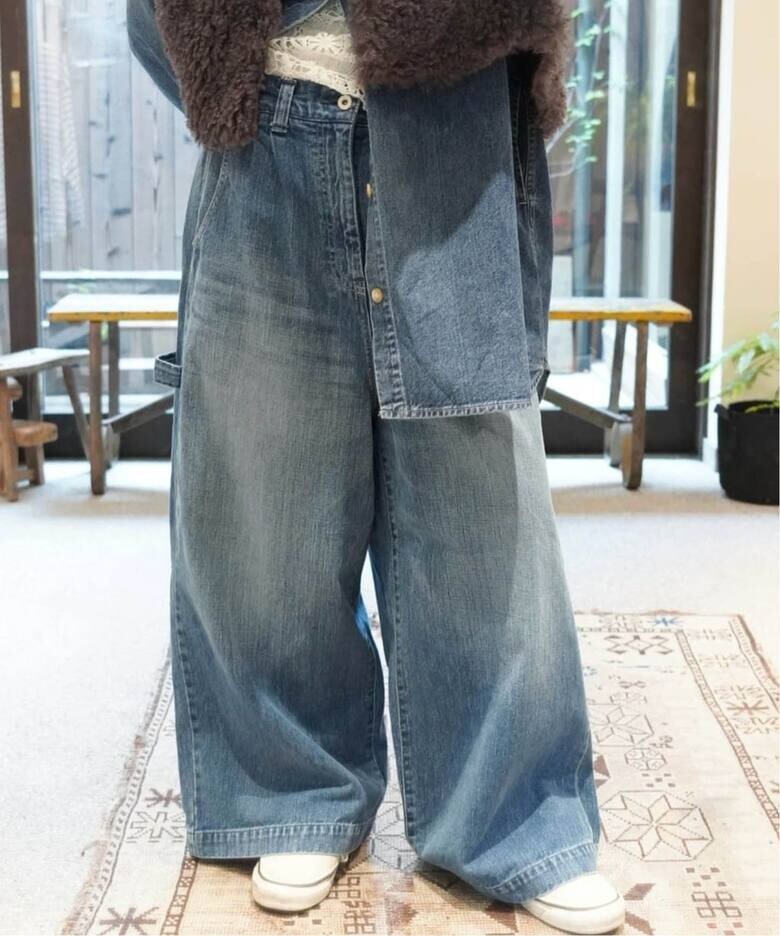 未使用 journal standard luxe 12OZデニムタックペインター 未使用 journal standard luxe 12OZデニムタックペインター