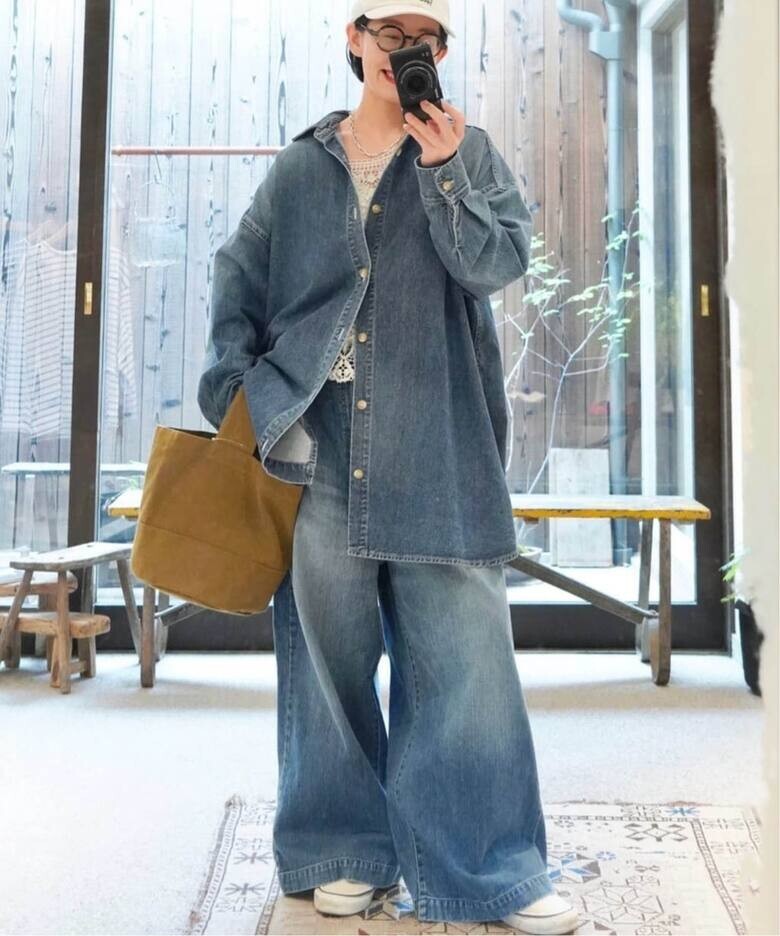 未使用 journal standard luxe 12OZデニムタックペインター 未使用 journal standard luxe 12OZデニムタックペインター