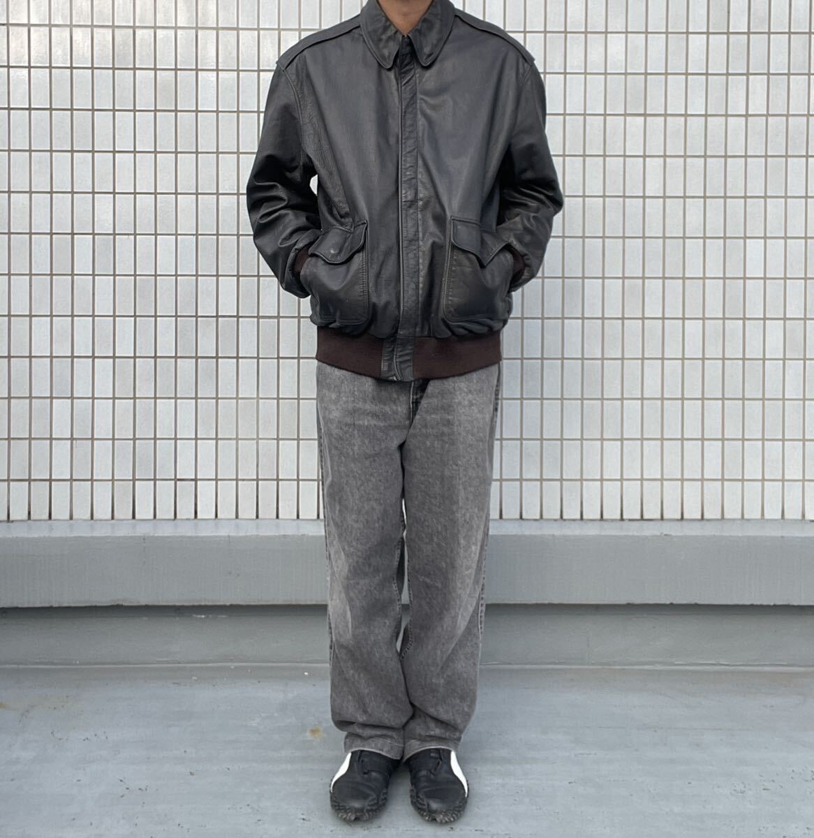 USA製 L L Bean A-2レザージャケット 44TALL VINTAGE|Yahoo USA製 L L Bean A-2レザージャケット 44TALL VINTAGE|Yahoo