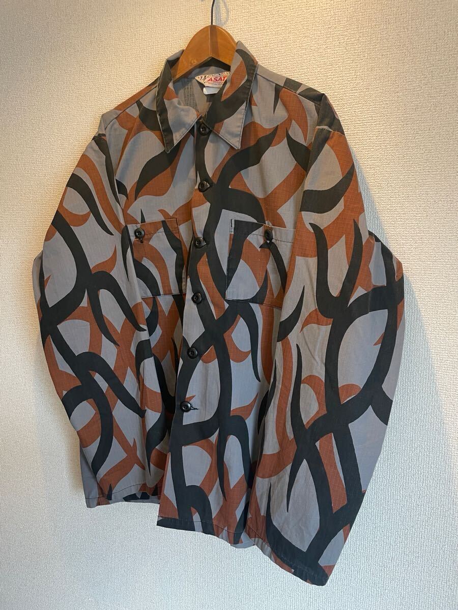 USA製 ASAT トライバルカモシャツ L VINTAGE グレー|Yahoo USA製 ASAT トライバルカモシャツ L VINTAGE グレー|Yahoo