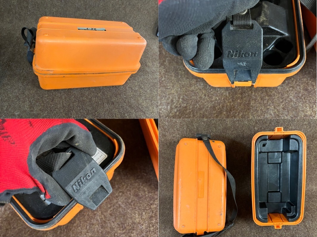 100*I1★Nikon AE-7 オートマチック レベル ニコン 専用ケース付 測量機 測定器 オートレベル 現場 中古_画像10