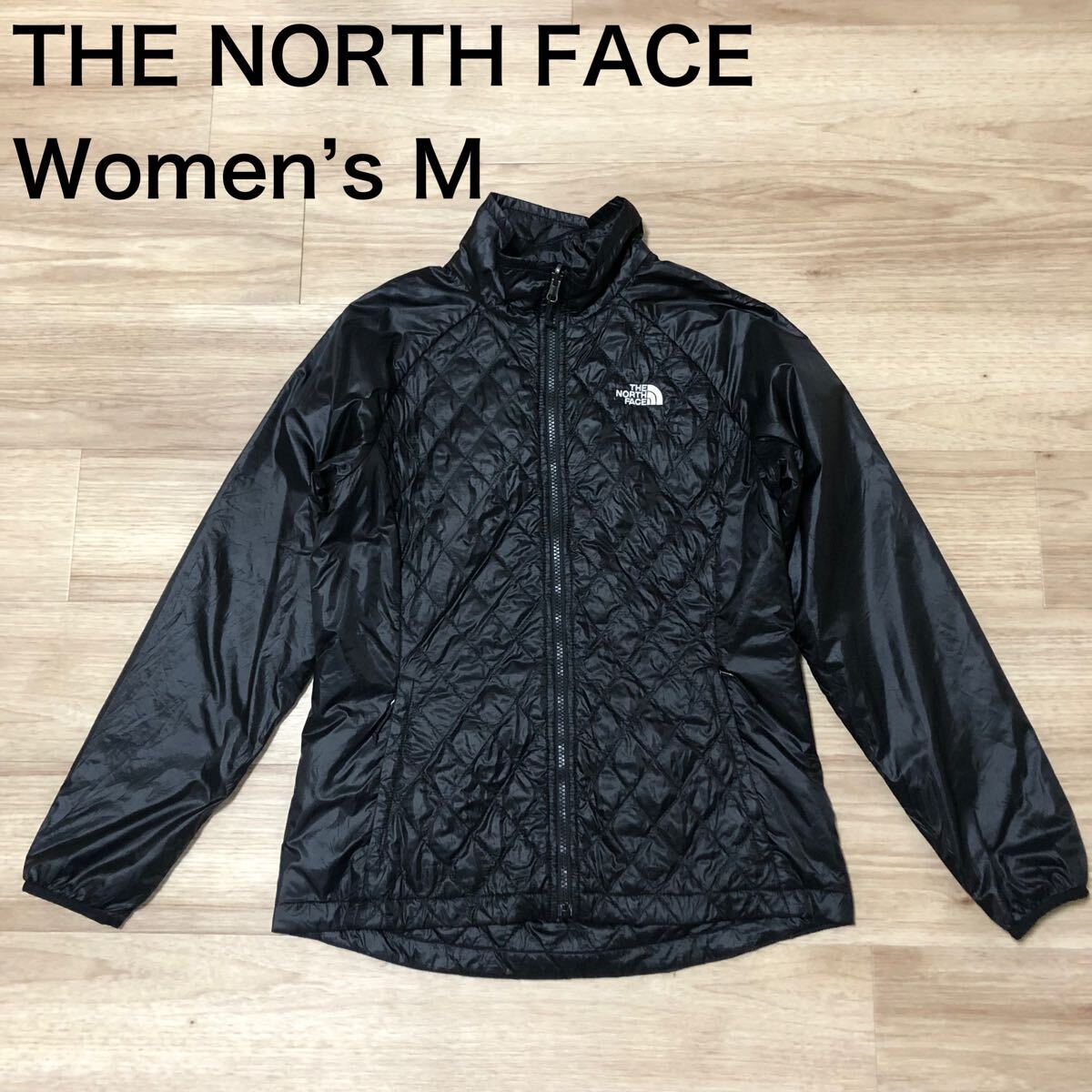 THE NORTH FACE軽量ナイロン中綿ジップアップジャケット黒 THE NORTH FACE軽量ナイロン中綿ジップアップジャケット黒