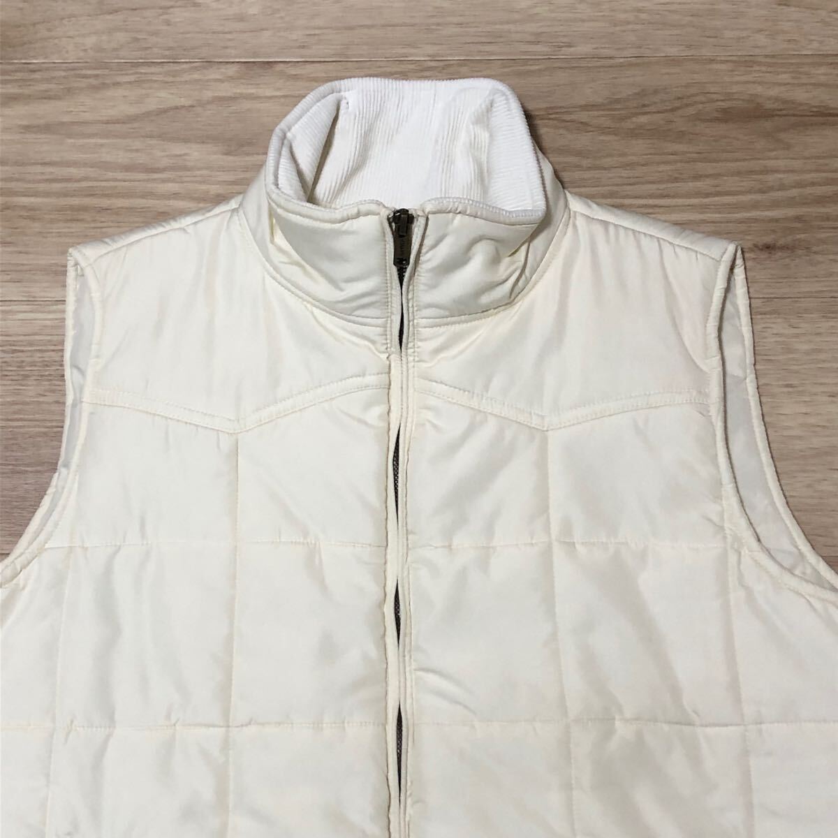  ホワイト ダウンベスト L Ralph Lauren ホワイト ダウンベスト Lサイズ