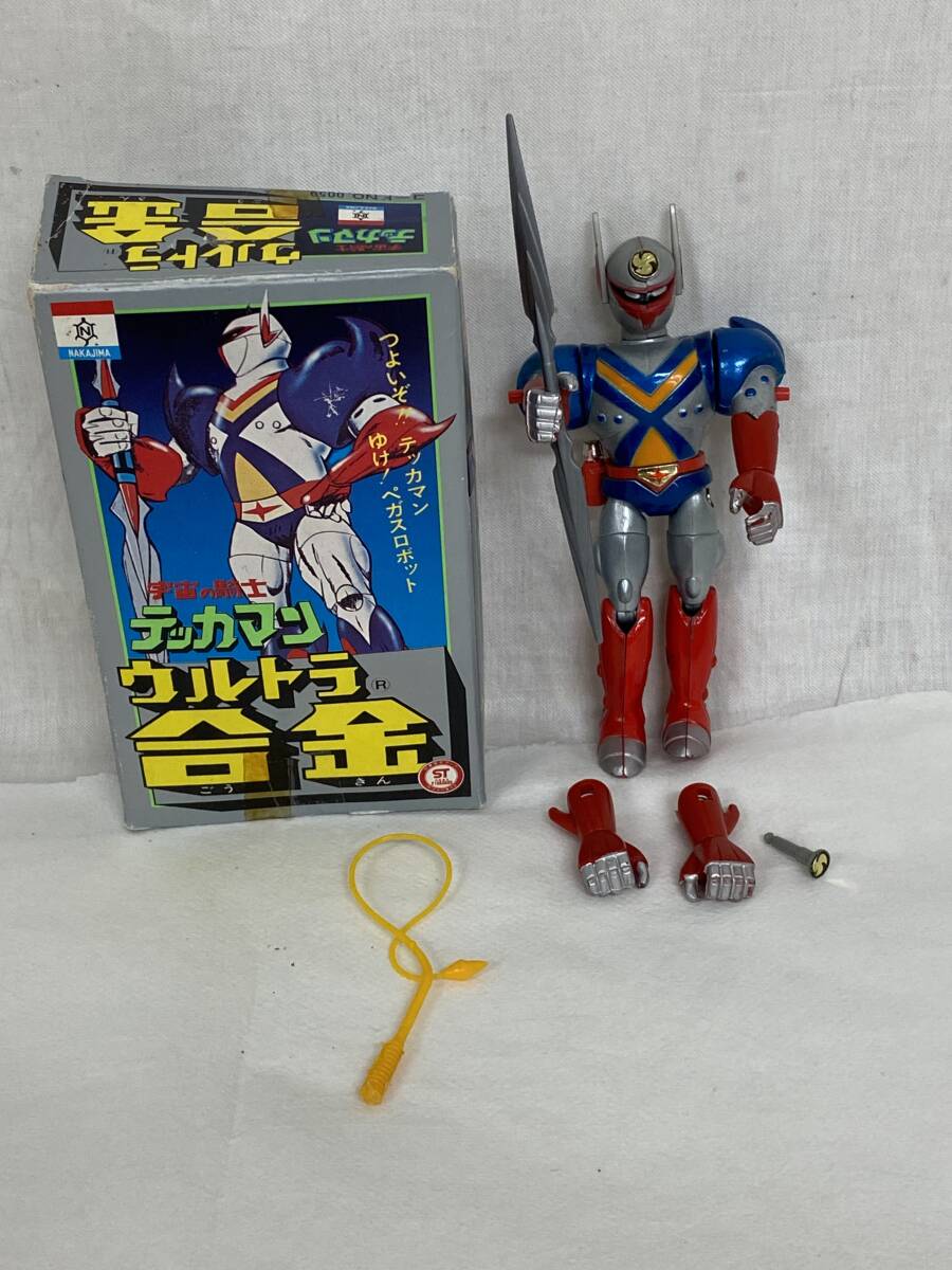 宇宙の騎士テッカマン ウルトラ合金 No.0059 中嶋製作所 昭和レトロ フィギュア 玩具 おもちゃ 共箱 武器付 タツノコプロ 動作品