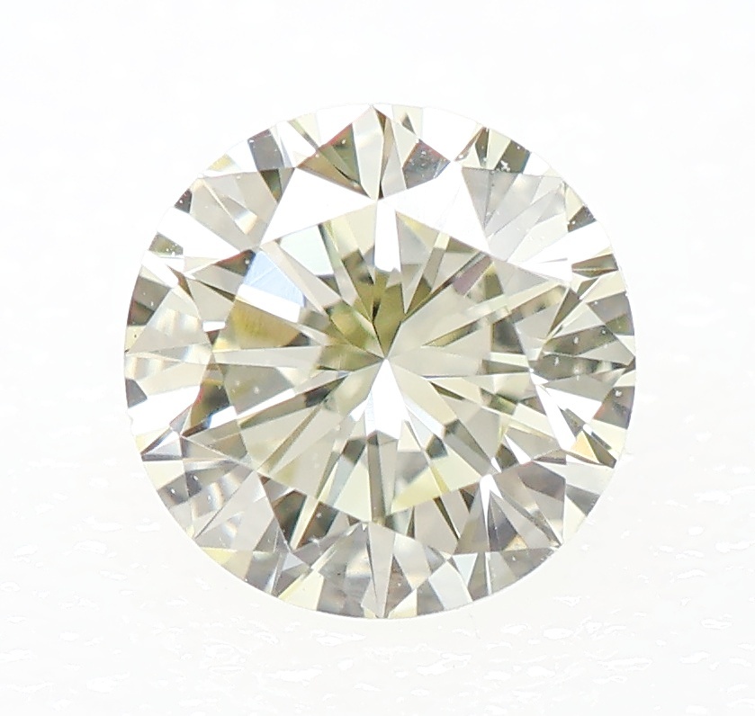 【100円～】VS2！0.342ct 天然ダイヤ LIGHT YELLOW（ナチュラルカラー）VERY GOOD！