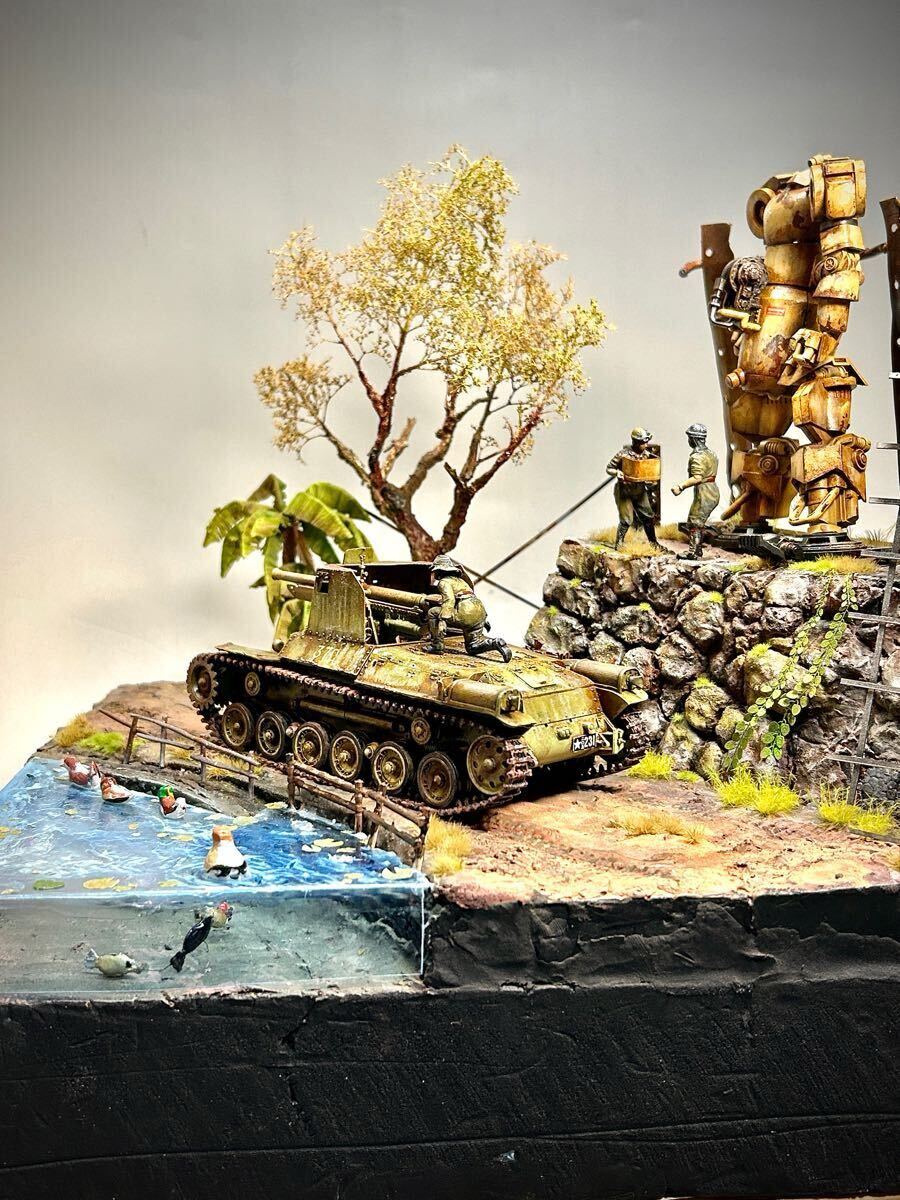 オリジナルジオラマ 「仮想の世界」 TAMIYA 一式砲戦車 Riesesen オリジナルジオラマ 「仮想の世界」 TAMIYA 一式砲戦車 Riesesen