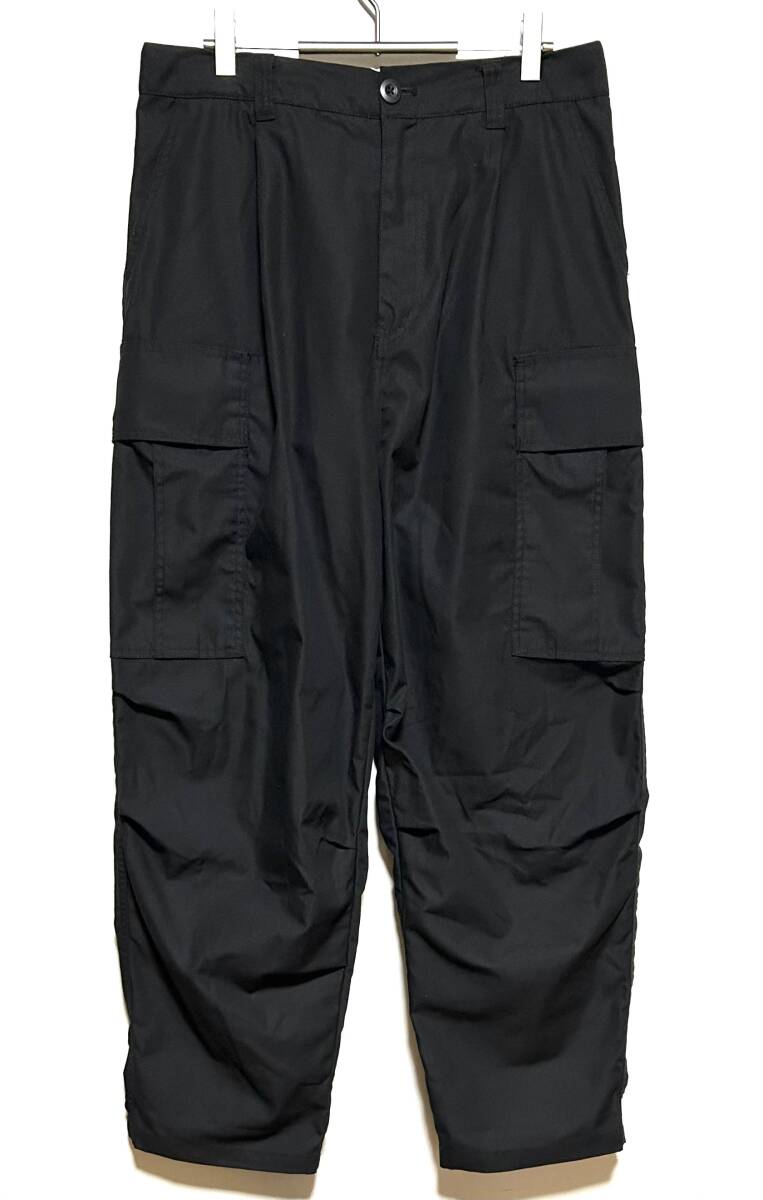【美品】FREAK'S STORE EASY CARGO PANTS（L）黒 フリークスストア イージー カーゴ パンツ ワイド ルーズ シルエット 軍パン