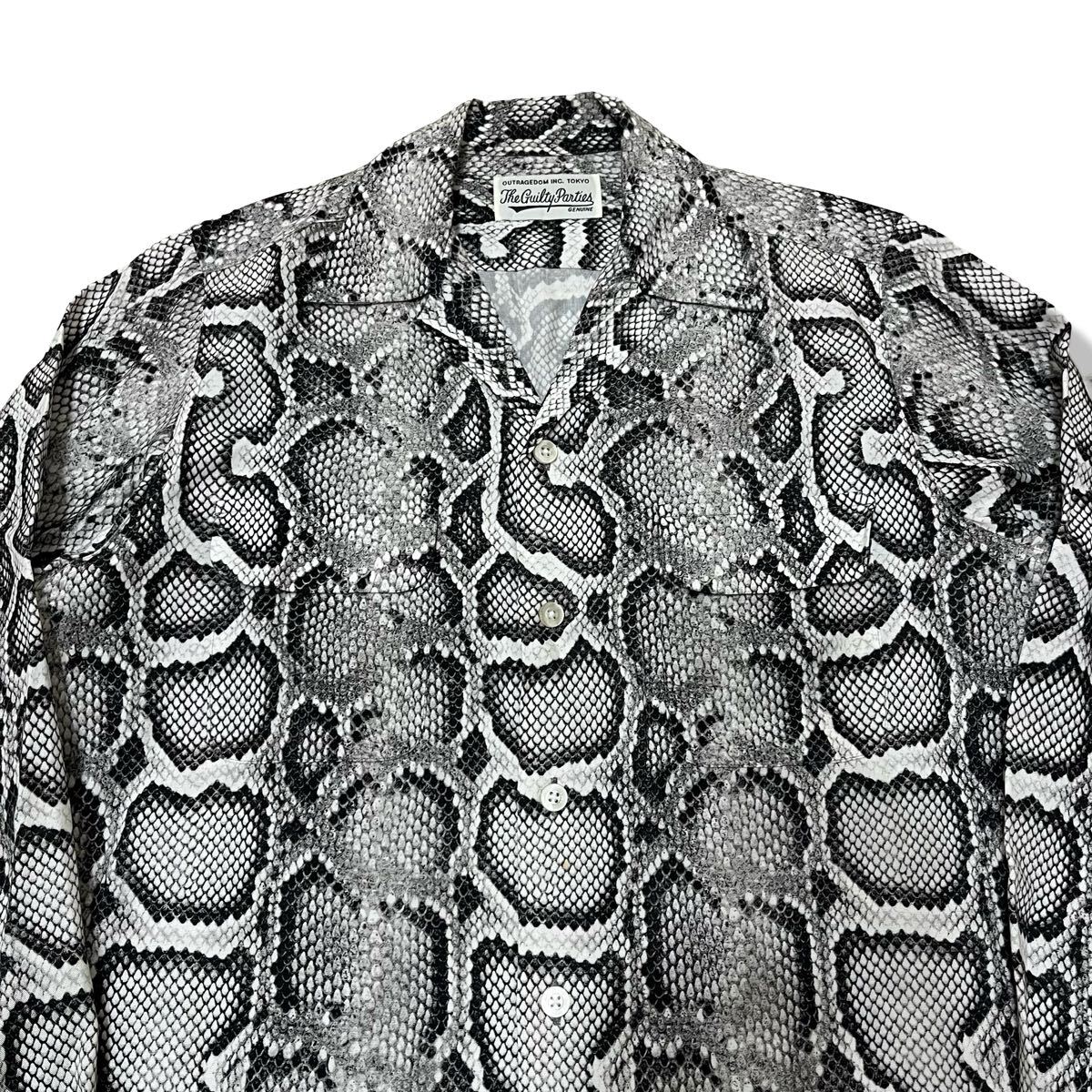 22AW】WACKO MARIA(ワコマリア) PYTHON HAWAIIAN SHIRT L/S XS 22AW】WACKO MARIA(ワコマリア) PYTHON HAWAIIAN SHIRT L/S XS