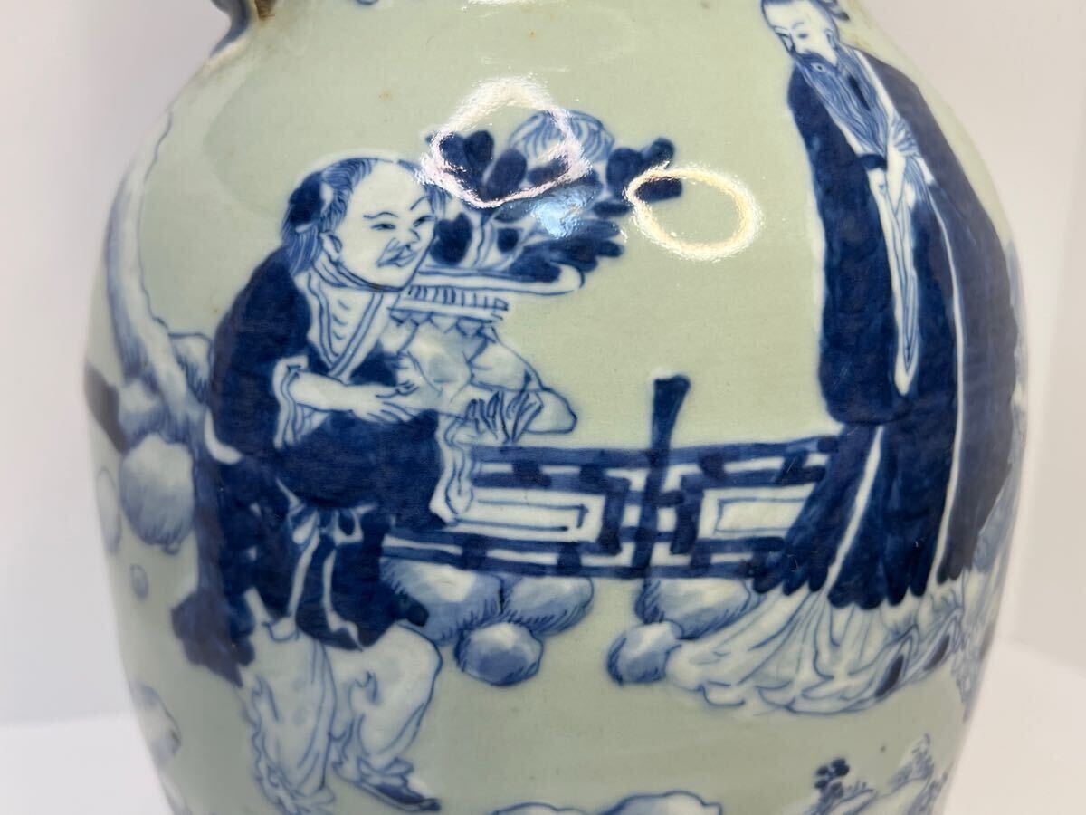 Yahoo!オークション - 中国古美術 時代物 清朝期 染付 人物図 Yahoo!オークション - 中国古美術 時代物 清朝期 染付 人物図