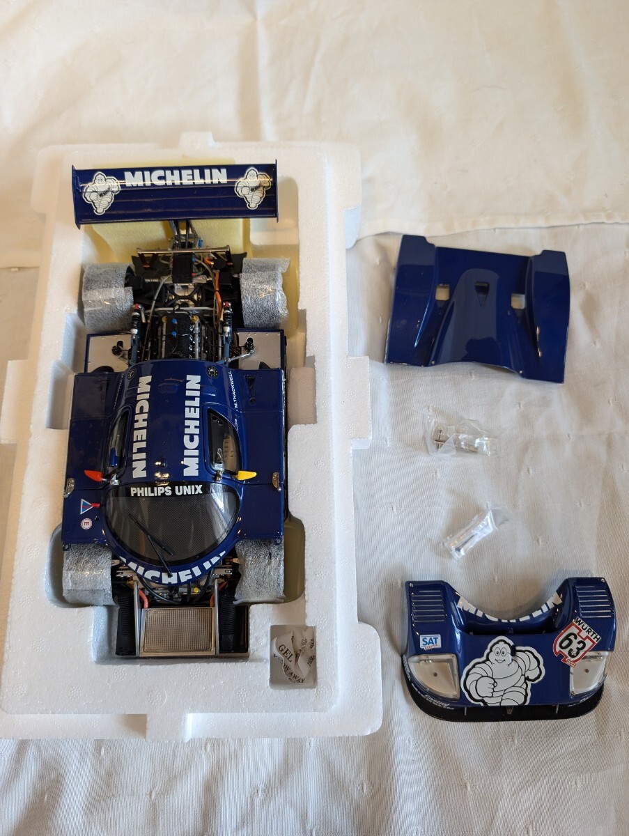 1/18 ザウバーメルセデスC9 Michelin ブルー 1/18 ザウバーメルセデスC9 Michelin ブルー