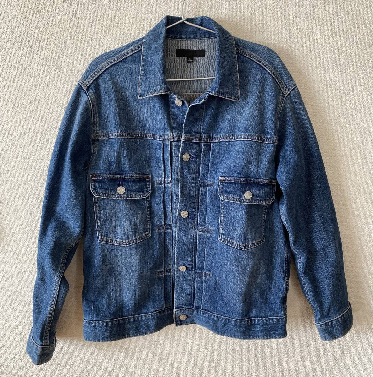 UNIQLO ユニクロ デニムジャケット ジージャン Lサイズ UESD加工 2ndモデル セカンドモデルタイプ