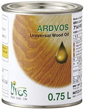 リボス 自然健康塗料　アルドボス（木部用塗料）　クリア　0.75L QAT712