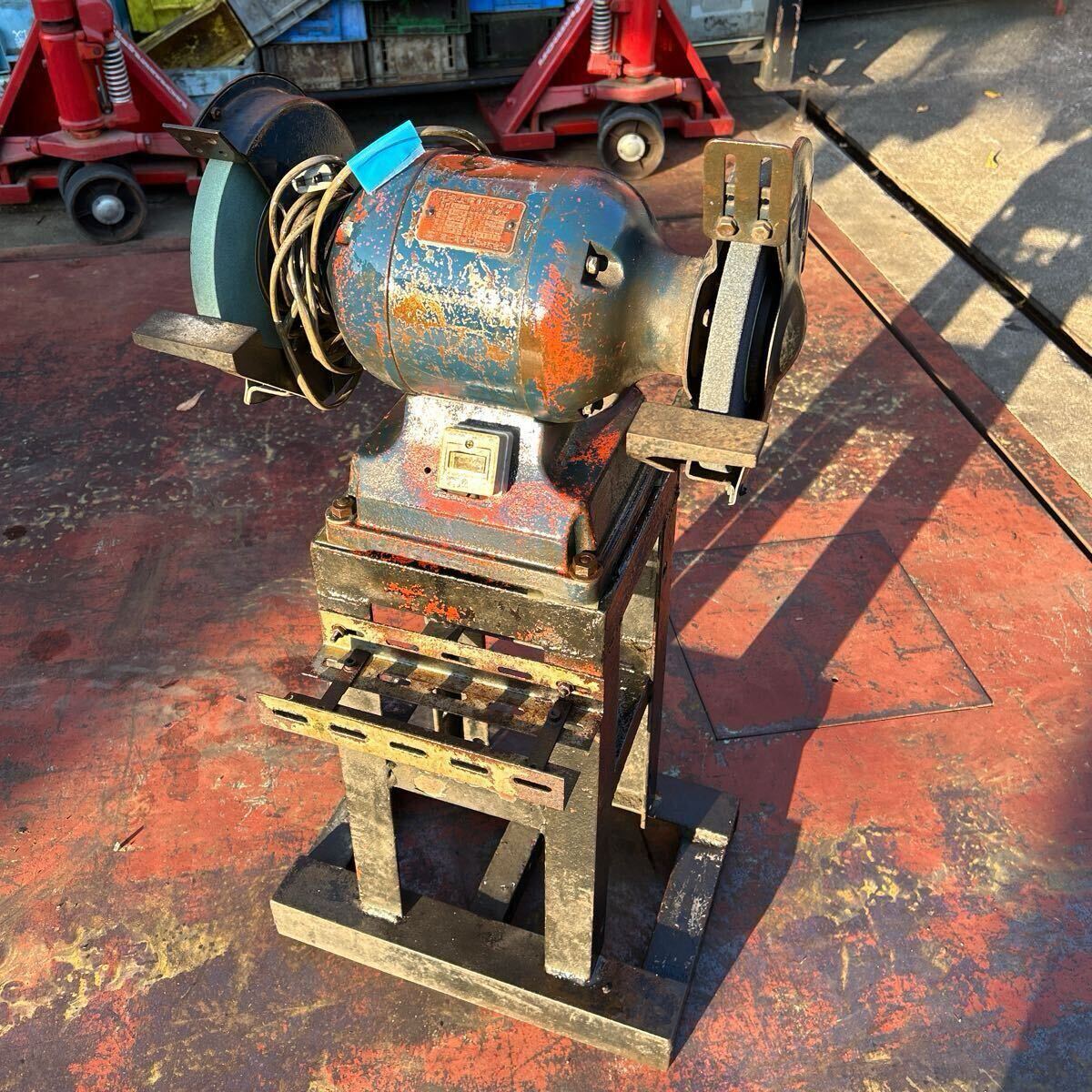 T8941 FDK 富士電機 両頭グラインダー 研磨機 BG-1 100/110V 50/60Hz【動作確認済】