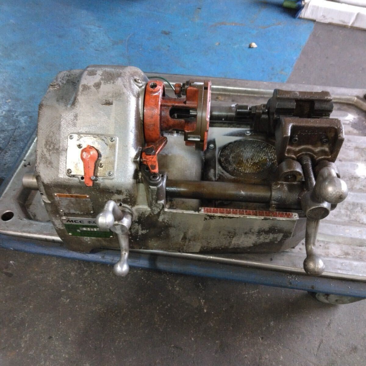 あu1962 松阪鉄工所 MCCコーポレーション ねじ切り機 ボルトマシン ボルター BM-01 100V 動作確認済み