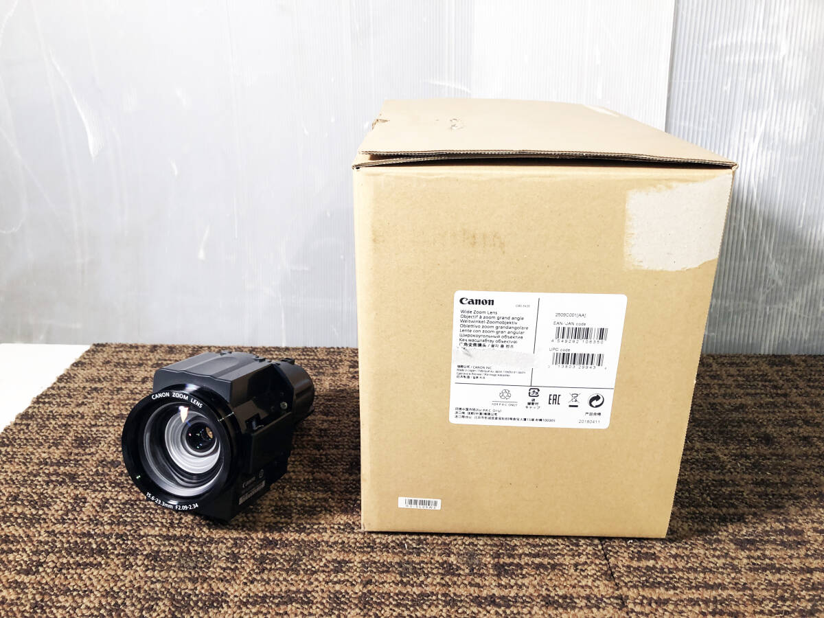 ◎★ 中古★Canon/キャノン　単焦点ズームレンズ　ZOOM LENS　15.6-23.3㎜ F2.09-2.34　元箱付き【RS-IL05WZ】E6J2