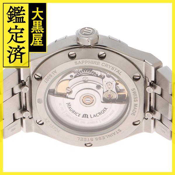 MAURICE LACROIX モーリスラクロア アイコン ブラック AI6007-SS002-331-1 SS メンズ 自動(dòng)巻き 【200】
