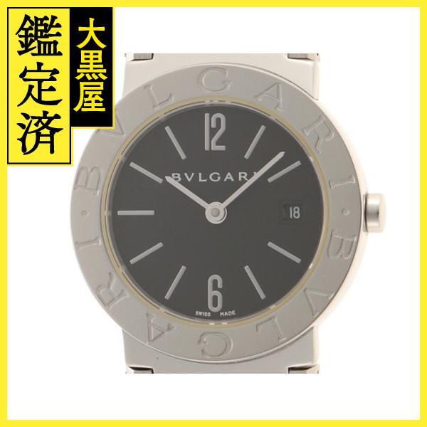BVLGARI ブルガリ　レディース クオーツ　ブルガリブルガリ BB26SS　ブラック文字盤 SSHK
