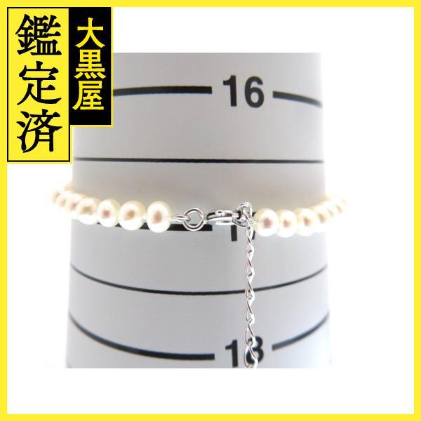 JEWELRY ノンブランド ブレスレット 925(シルバー） パール 5.3g【473】