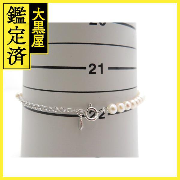 JEWELRY ノンブランド ブレスレット 925(シルバー） パール 5.3g【473】