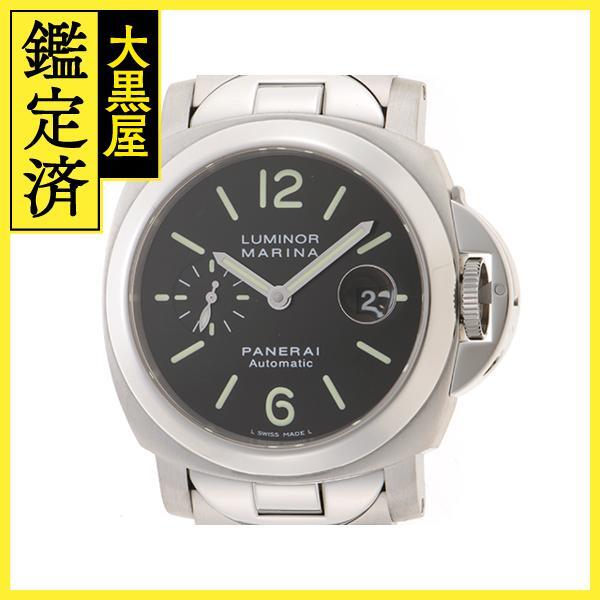 PANERAI　パネライ　時(shí)計(jì)　ルミノール マリーナ SS　自動(dòng)巻き　PAM00220　ブラック文字盤(pán)　メンズ【431】2147200525532
