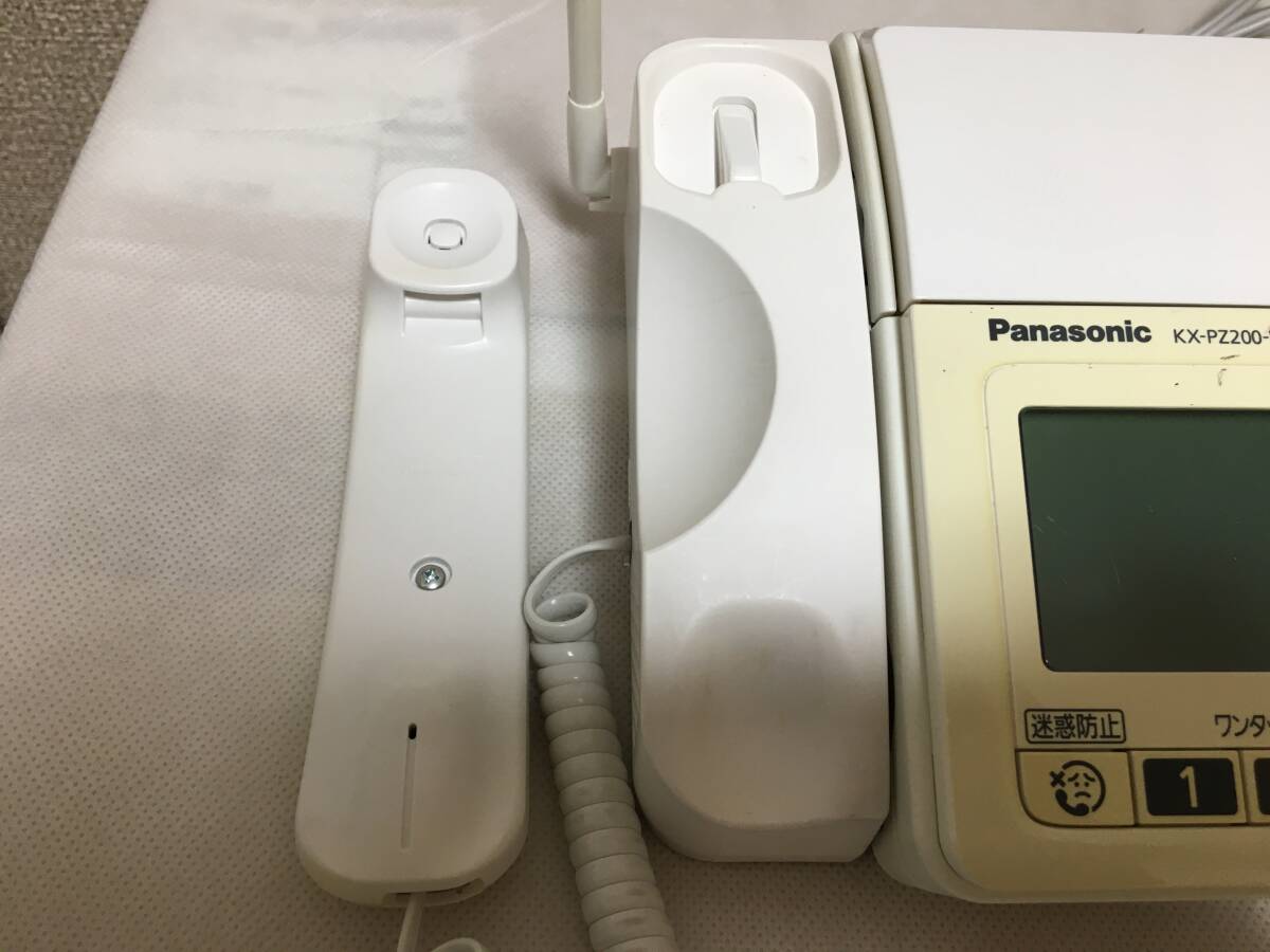 送料無料 パナソニック FAX電話機 おたっくす KX-PZ200-W 送料無料 パナソニック FAX電話機 おたっくす KX-PZ200-W