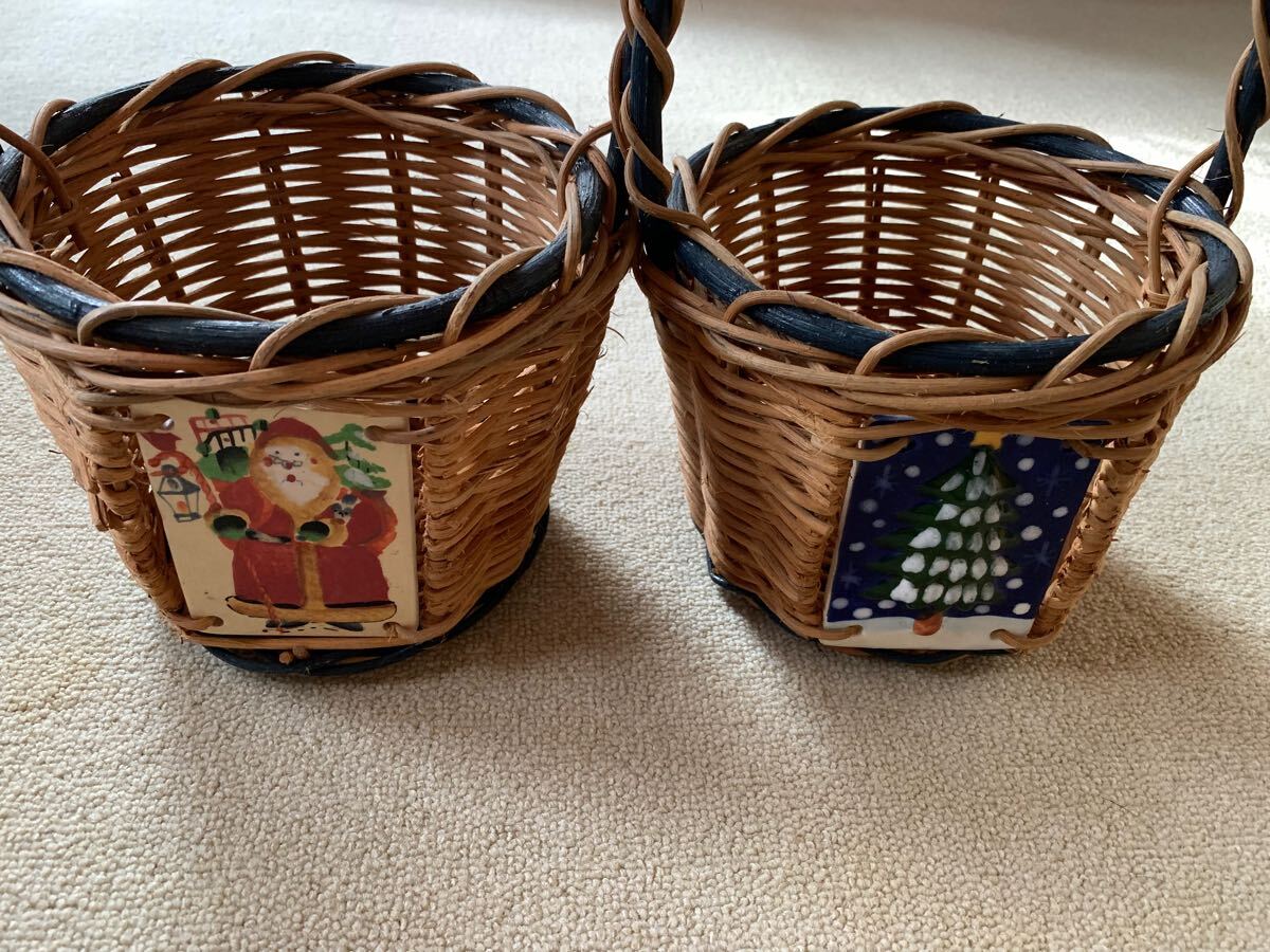 не использовался ротанг. корзина 2. Рождество