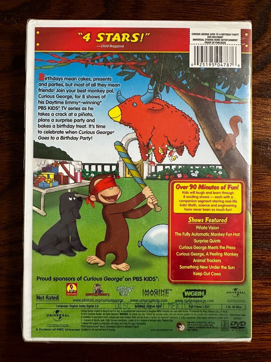 送料無料 おさるのジョージ CURIOUS GEORGE 英語版DVD キッズ