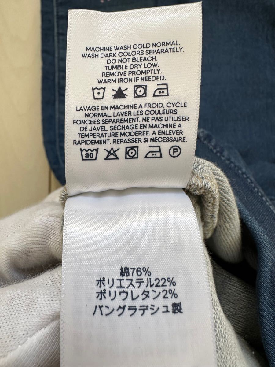 ★送料無料 　LANDS' END ペイントデニム　１１０～１２０　ストレッチパンツ　子供服_画像6