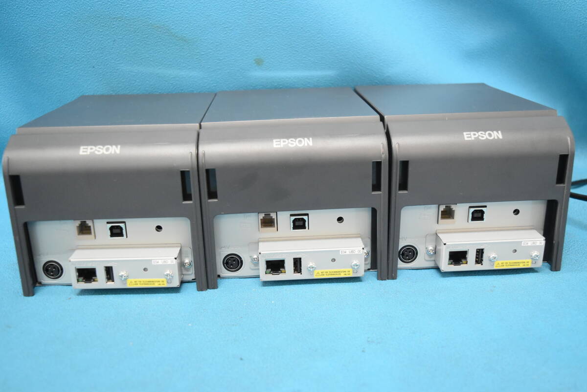EPSON/ Epson термический re сиденье принтер 3 шт. комплект [M296A/TM-T70Ⅱ 232] *K-797(1108)*