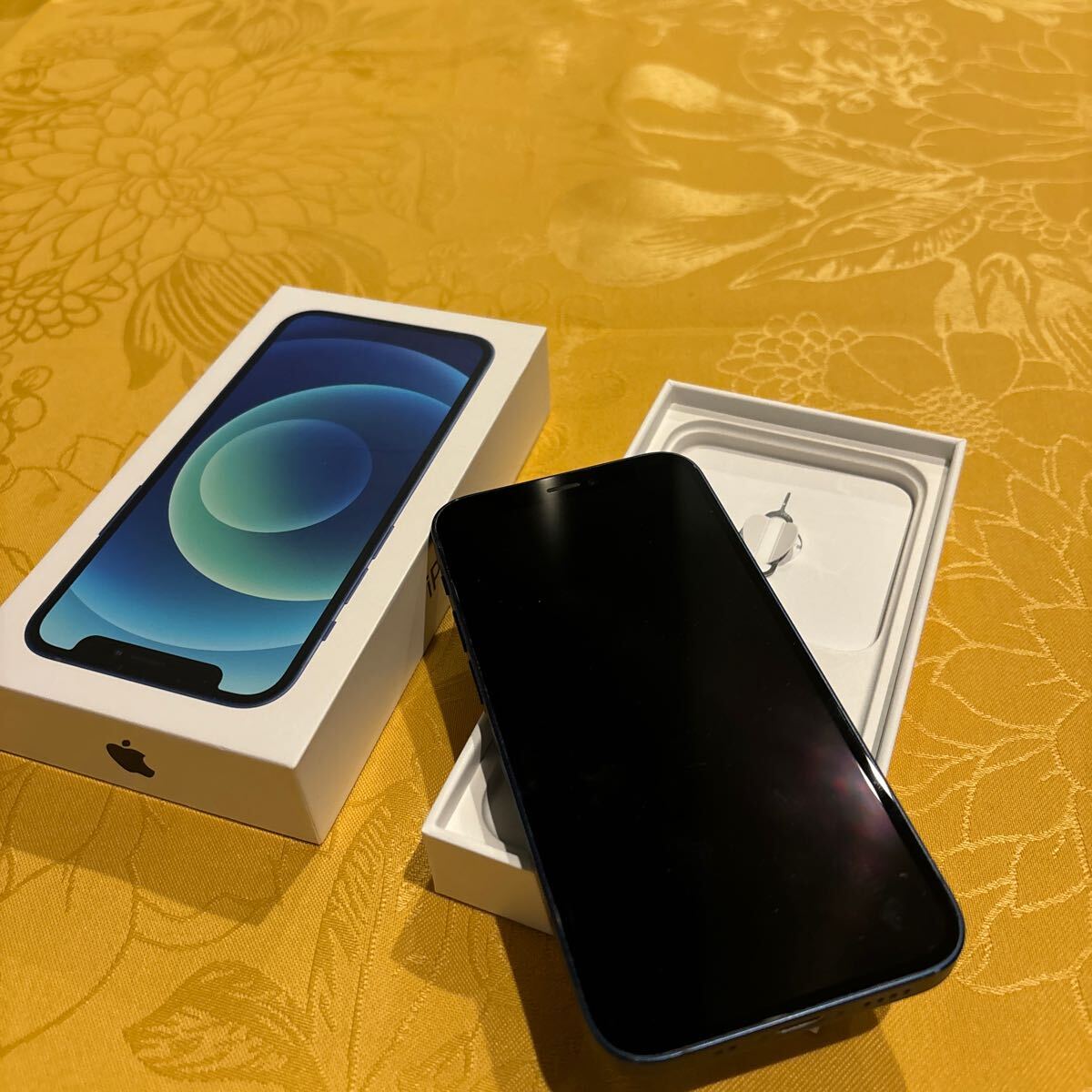 iPhone12 mini 128GB blue ジャンク 箱付き 