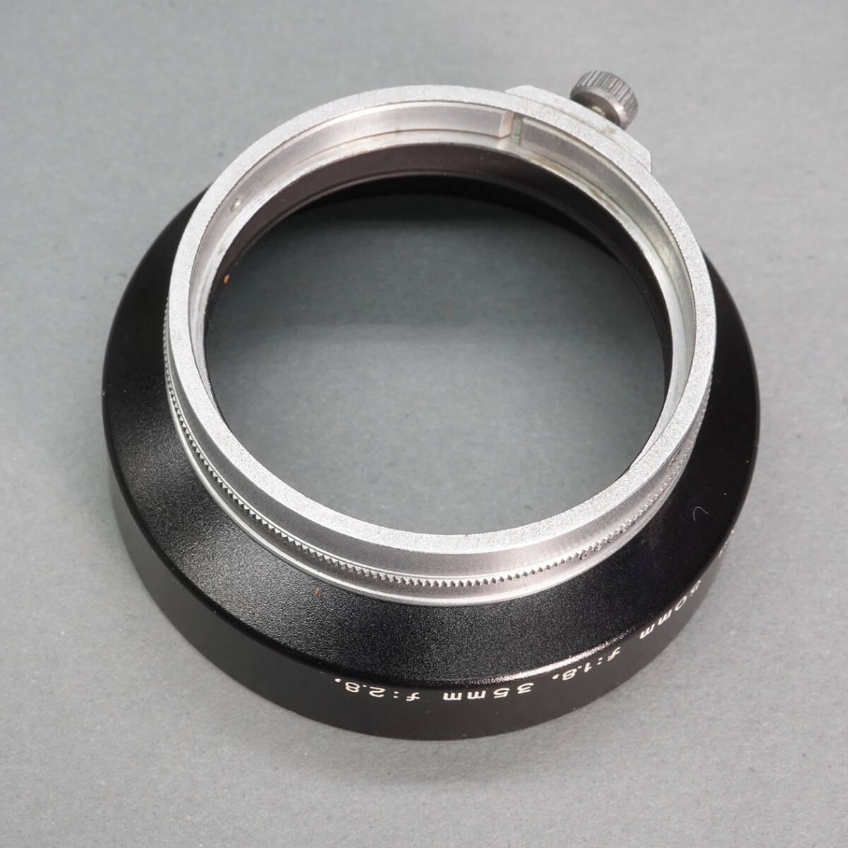 【09】CANON キャノン　レンズフード　S-50　革ケース付_画像9