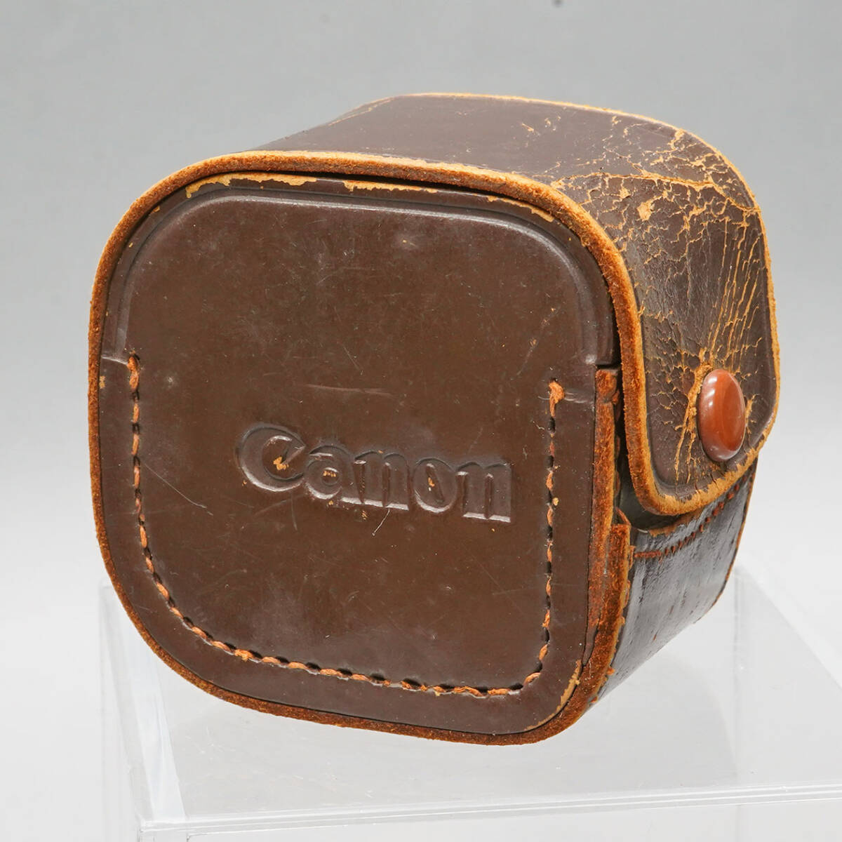 【09】CANON キャノン　レンズフード　S-50　革ケース付_画像10