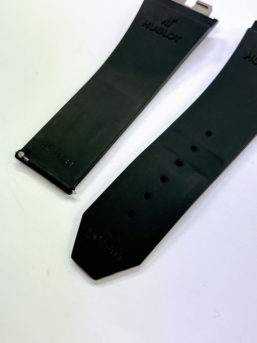 ウブロ 純正 ラバーベルト 411 ビッグバン ウニコ ブラック 28mm ウブロ 純正 ラバーベルト 411 ビッグバン ウニコ ブラック 28mm