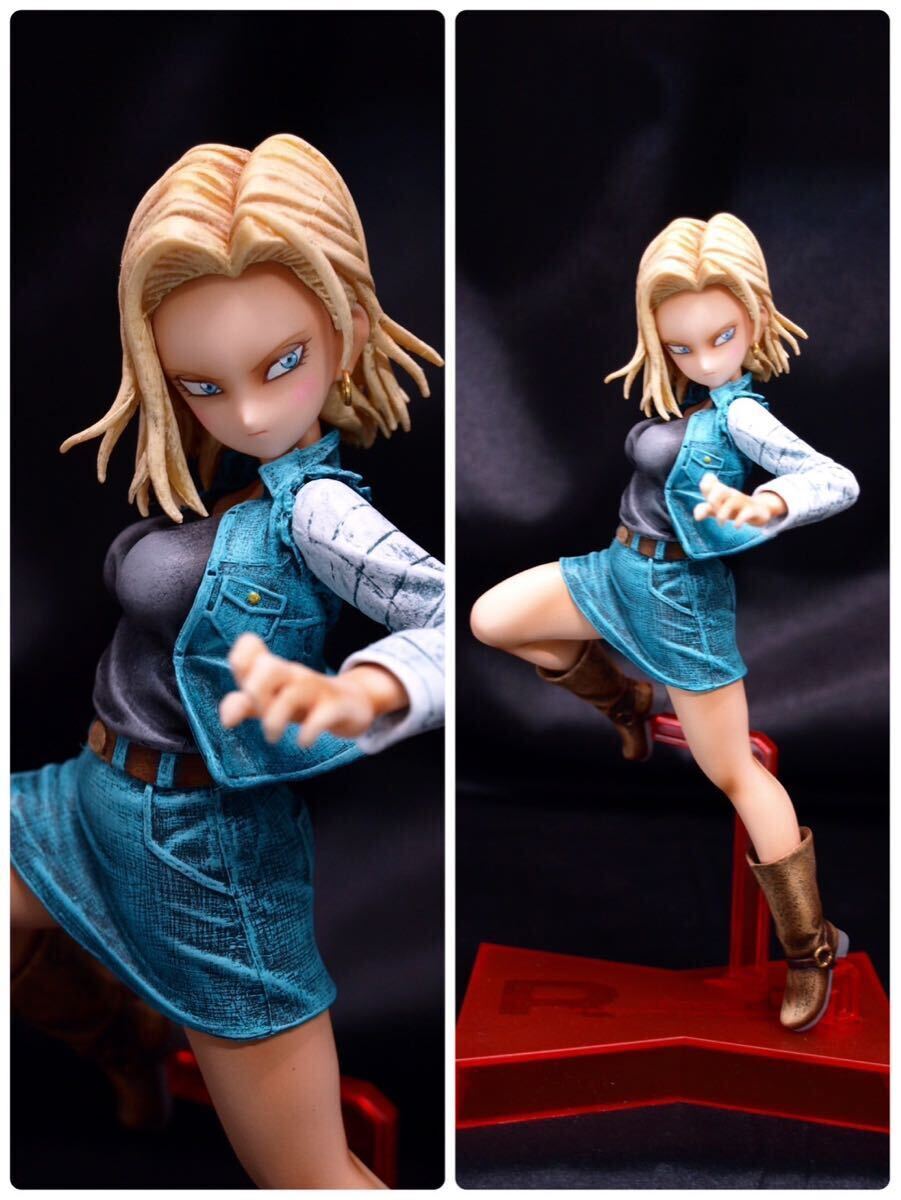 人造人間18号 リペイント 改造 フィギュアドラゴンボール Dragon 人造人間18号 リペイント 改造 フィギュアドラゴンボール Dragon