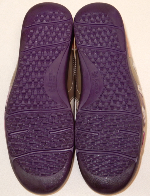Asahi .. принцип L107AC женский прогулочные туфли размер. 24.5 см. 3E. лиловый gala
