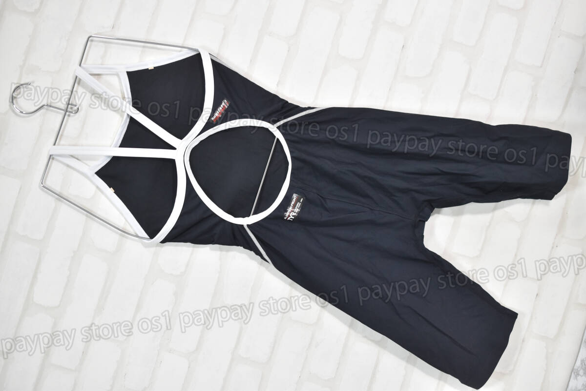 TYR ティア DURAFAST-J ハーフスパッツ水著 女子競泳水著 ブラック サイズL