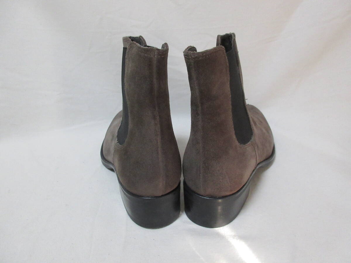 * unused goods Bridget Birkin/ Brigitte Birkin [ABOVE and BEYOND] lady's suede Short side-gore boots 38