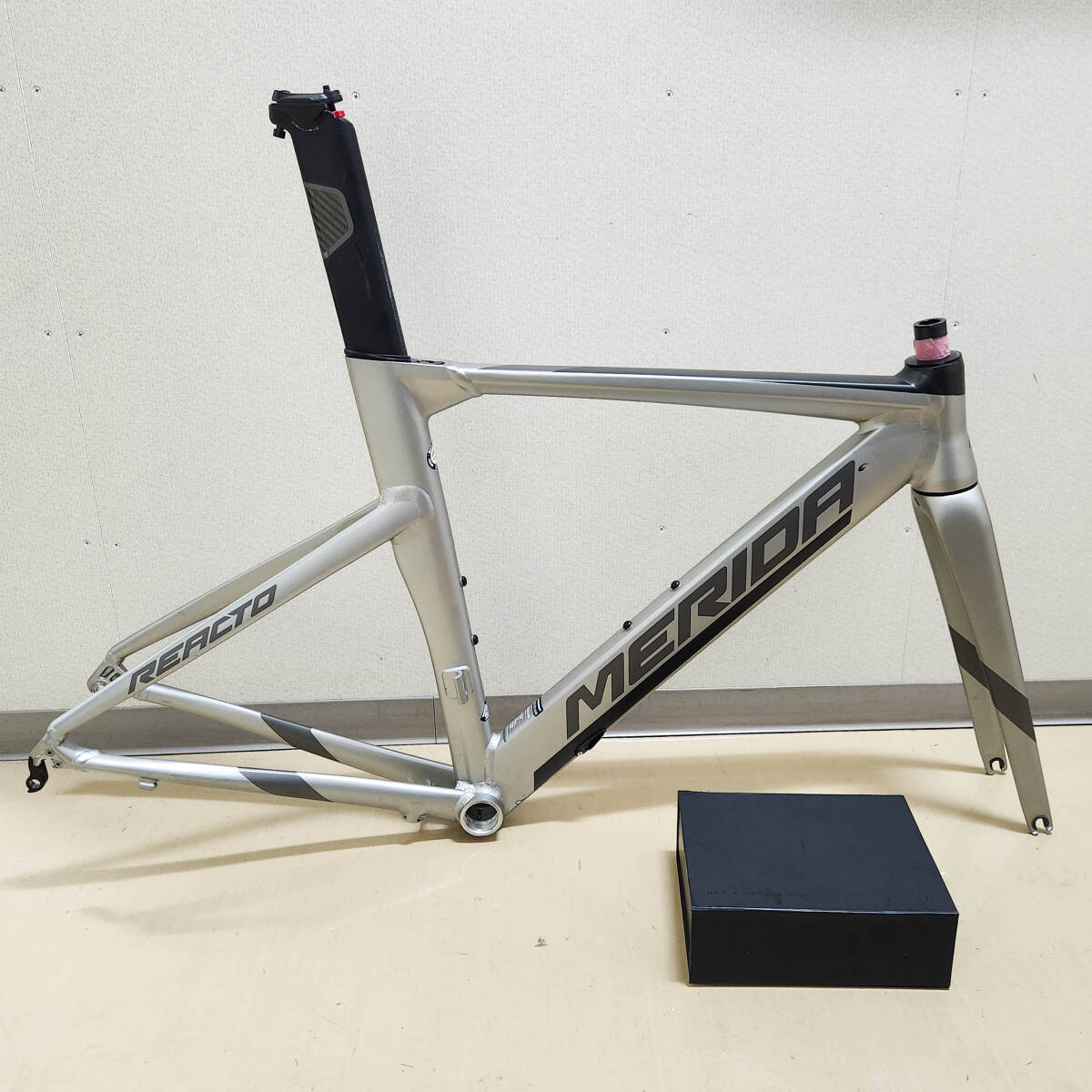 MERIDA REACTO 400 XSサイズ メリダ リアクト ロードバイク エアロ フレームセット シルバー スポーツ 自転車 #ST-03550