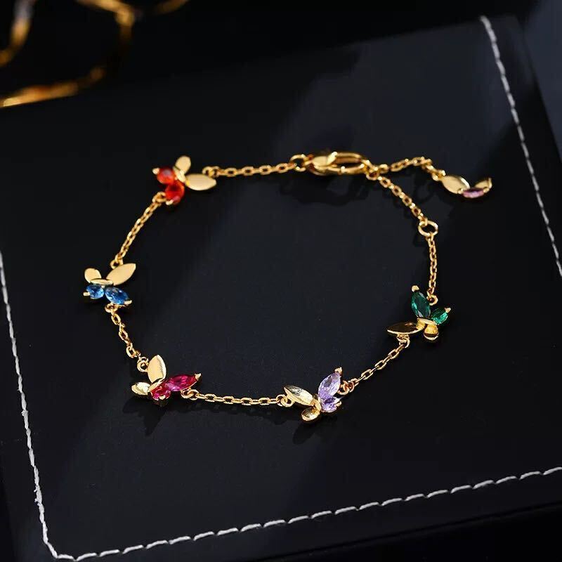 本物新品 Kate Spade ケイトスペード カラフルバタフライ