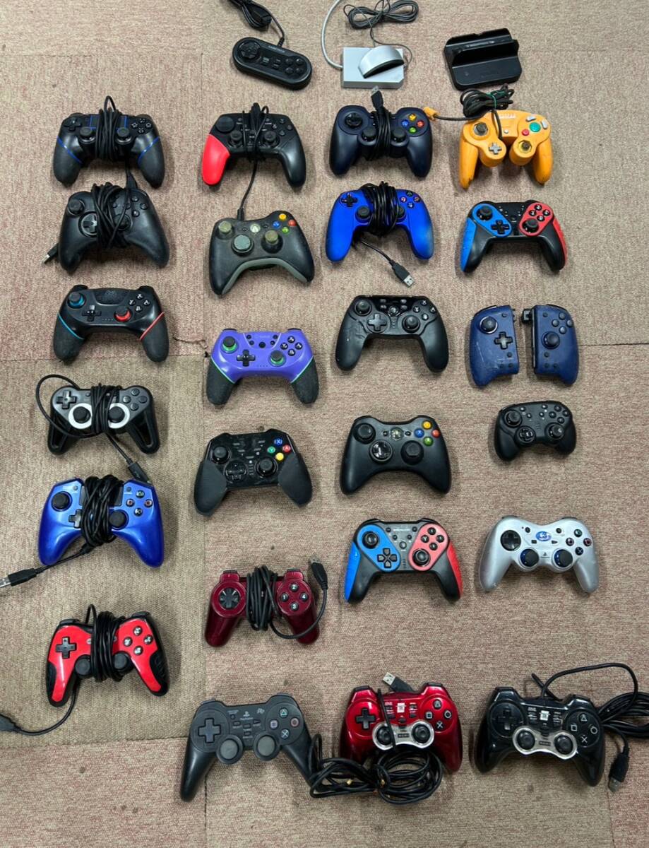 ★ジャンク品★ゲーム コントローラー まとめ売り 任天堂 SONY プレステ 64 色々 動作未確認 キズ汚れ有り