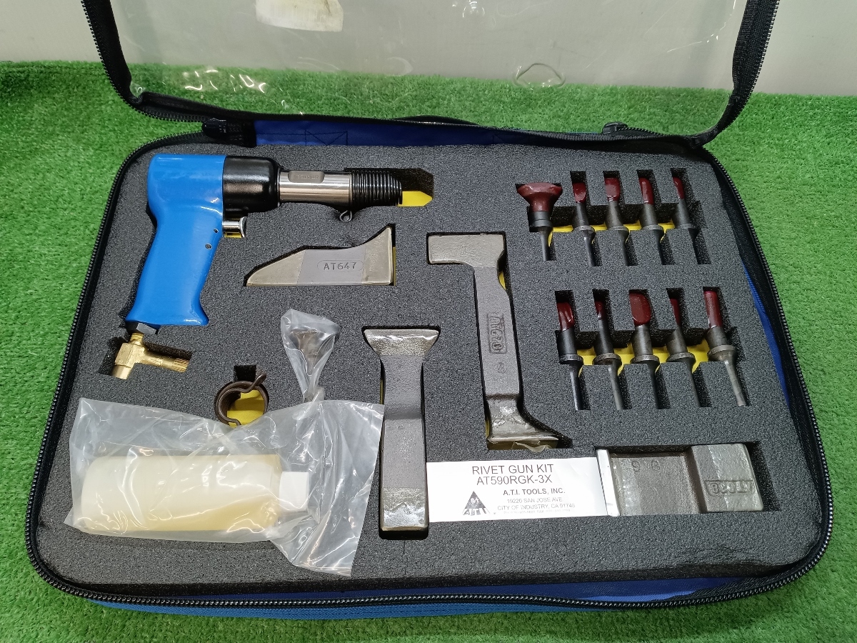 特価】未使用品 保管品 小サビ有り 現状品 ATI リベットガンキット3X 特価】未使用品 保管品 小サビ有り 現状品 ATI リベットガンキット3X