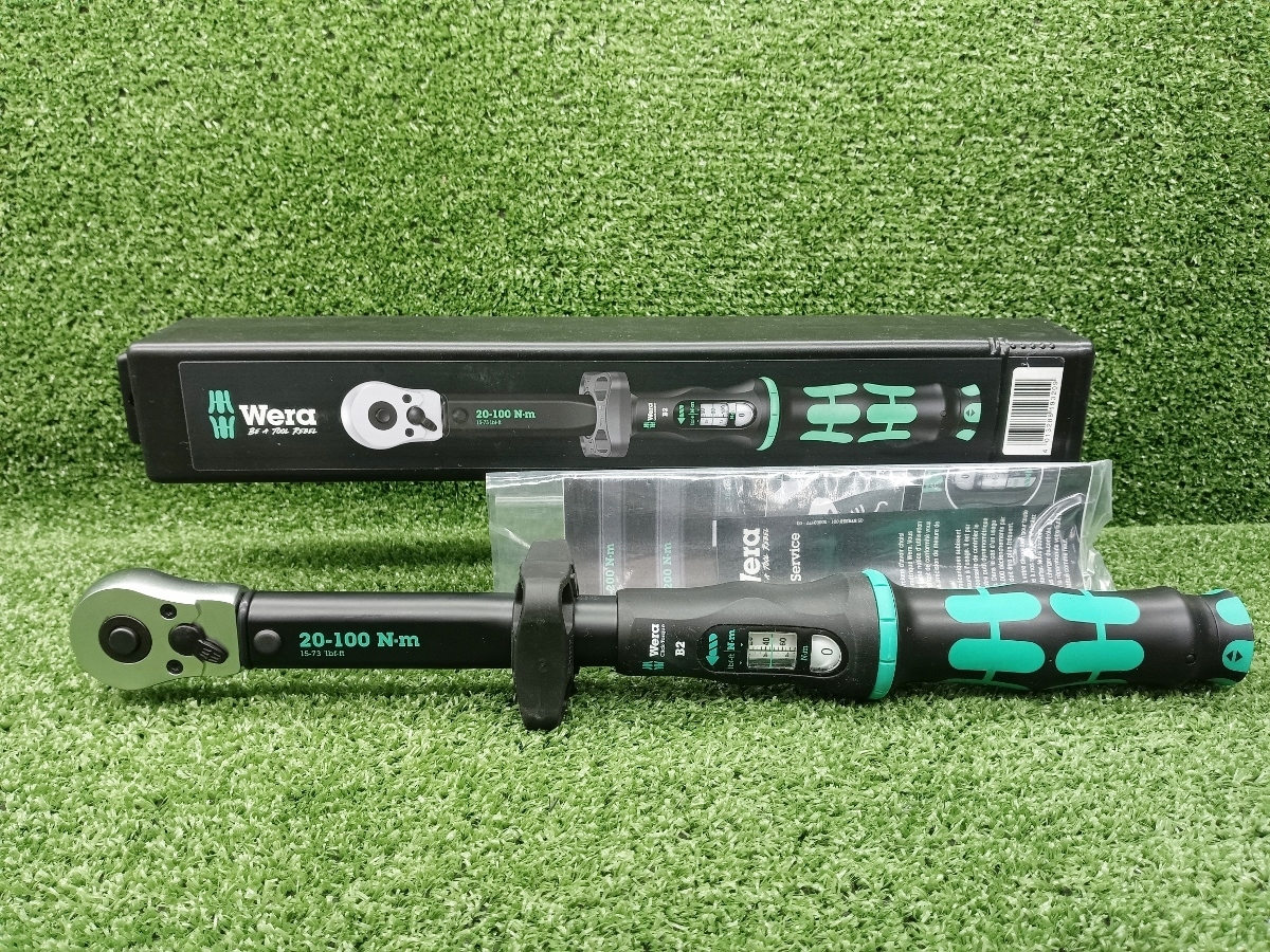 中古 美品 wera ヴェラ 3/8 クリックトルクレンチ B2 20~100Nm 中古 美品 wera ヴェラ 3/8 クリックトルクレンチ B2 20~100Nm