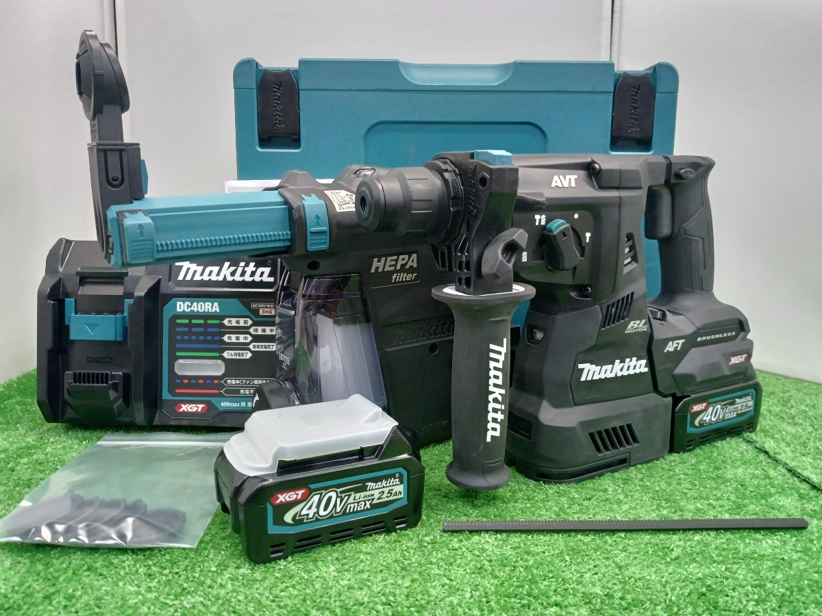 中古品 makita マキタ 28mm 40V 充電式ハンマドリル バッテリー 中古品 makita マキタ 28mm 40V 充電式ハンマドリル バッテリー