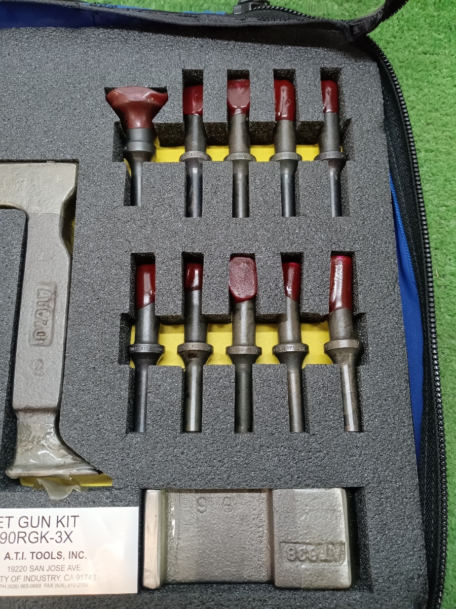 特価】未使用品 保管品 小サビ有り 現状品 ATI リベットガンキット3X 特価】未使用品 保管品 小サビ有り 現状品 ATI リベットガンキット3X